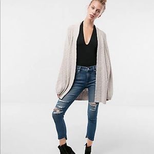 Express "Balloon" Sleeve Cardigan